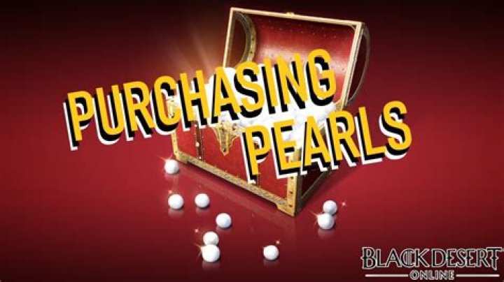 Black desert how to buy pearls