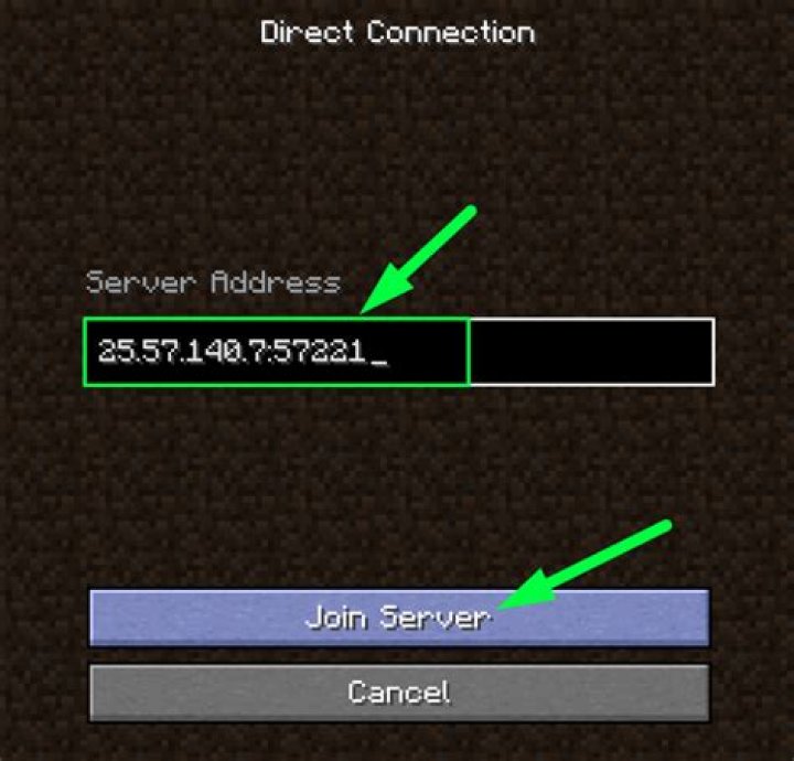 How do you find the server address in minecraft