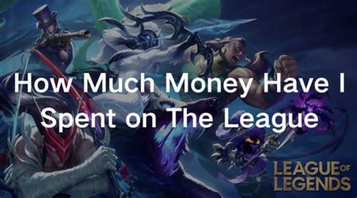 How much i spent on league of legends