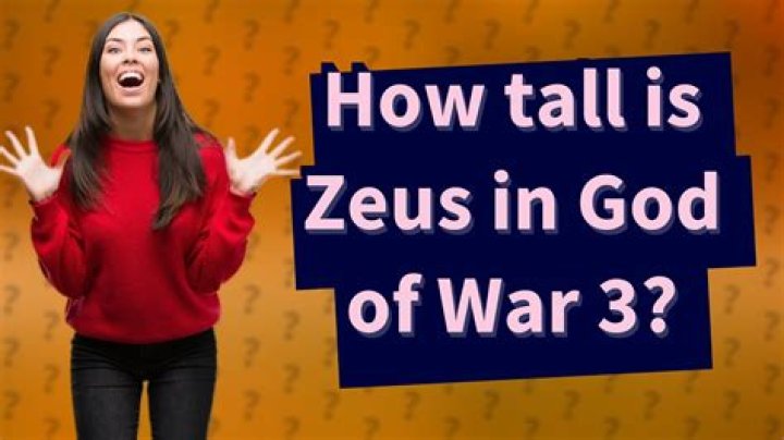 How tall is zeus in god of war