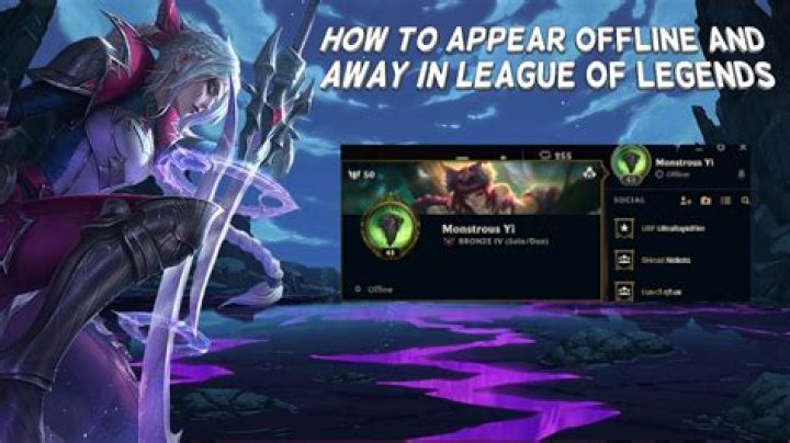 How to appear offline in league of legends
