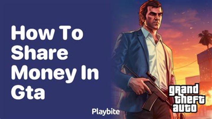 How to share money in gta