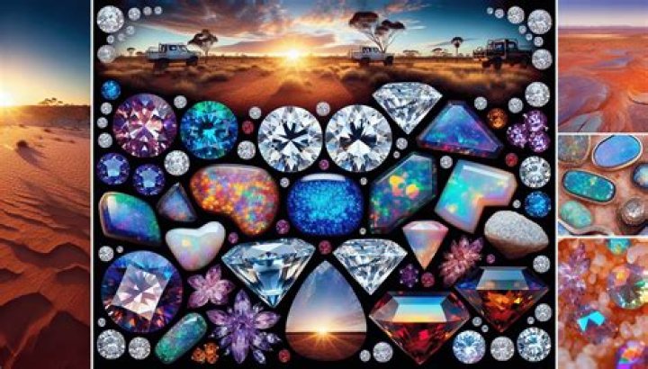 What gemstones can be found in Australia?