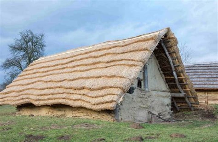 What were roofs made out of 100 years ago?