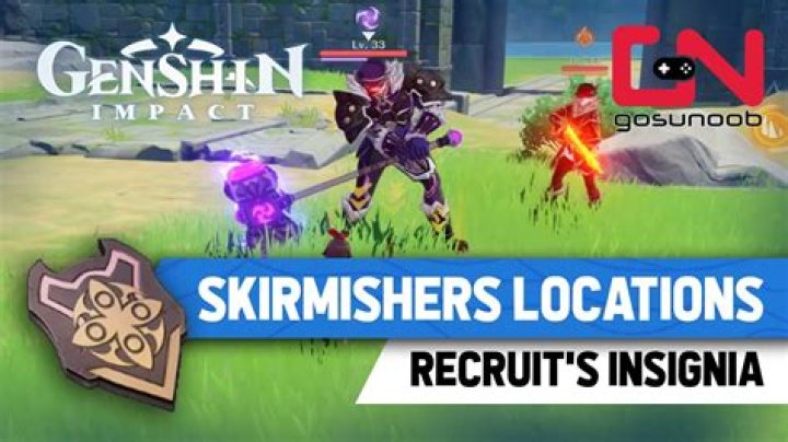Where to find skirmishers genshin impact